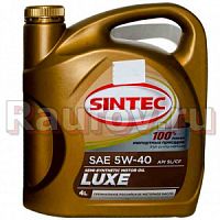 Масло Sintec 4л 5/40 люкс п/синт SL/CF купить в Челябинске