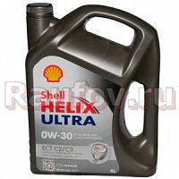 Масло 4л Shell Helix Ultra 0W30 ECT C2/C2 Pure Plus синтетика купить в Челябинске